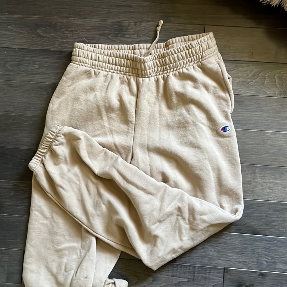 Tan champion sweatpants